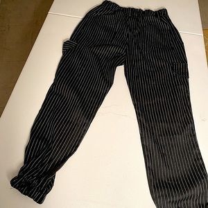 Black and white striped trousers (purchased in France!)